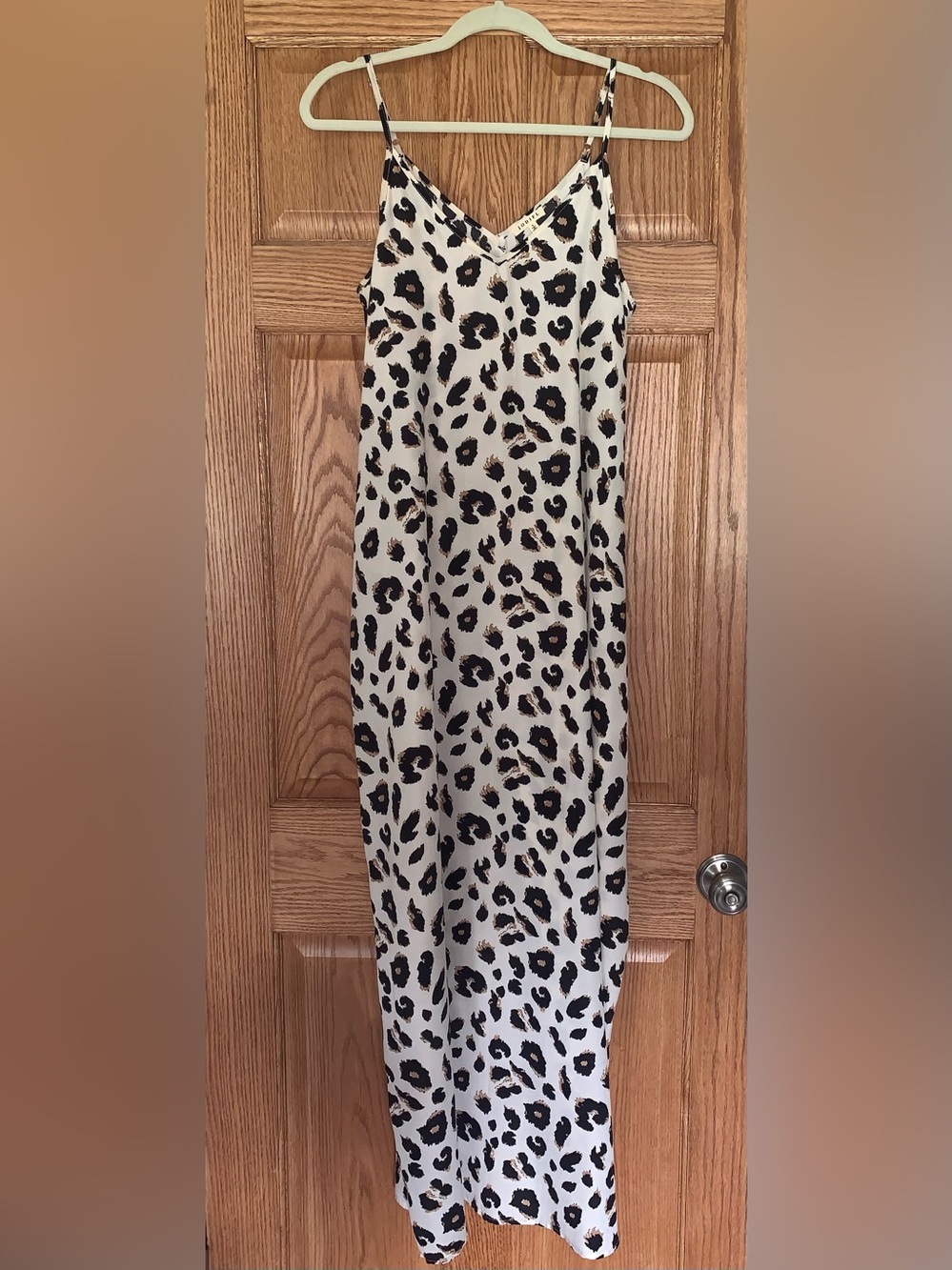 JODIFL Leopard Print Maternity Dress